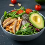 Avocado Chicken Salad Protein Bowl Recipe