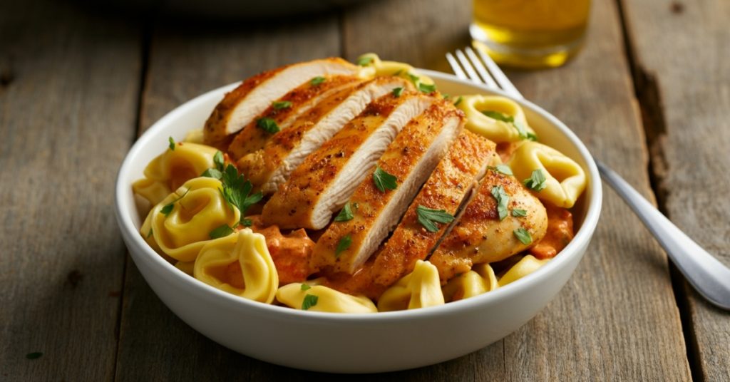 Creamy Cajun Chicken Tortellini Recipe
